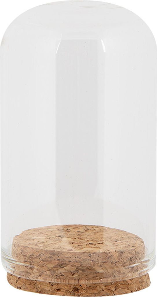 Campana di vetro Clayre & Eef Ø 5x8 cm Vetro trasparente Immagine del prodotto 