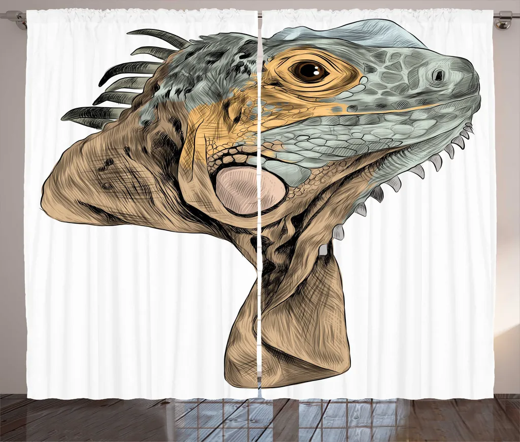 Tenda Tecnica ABAKUHAUS 280x245 cm | Stampa Digitale Iguana HD - 1