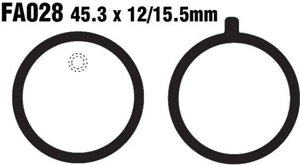 Plaquettes de frein Pamoto Haute Friction pour Yamaha FS1 50 DX