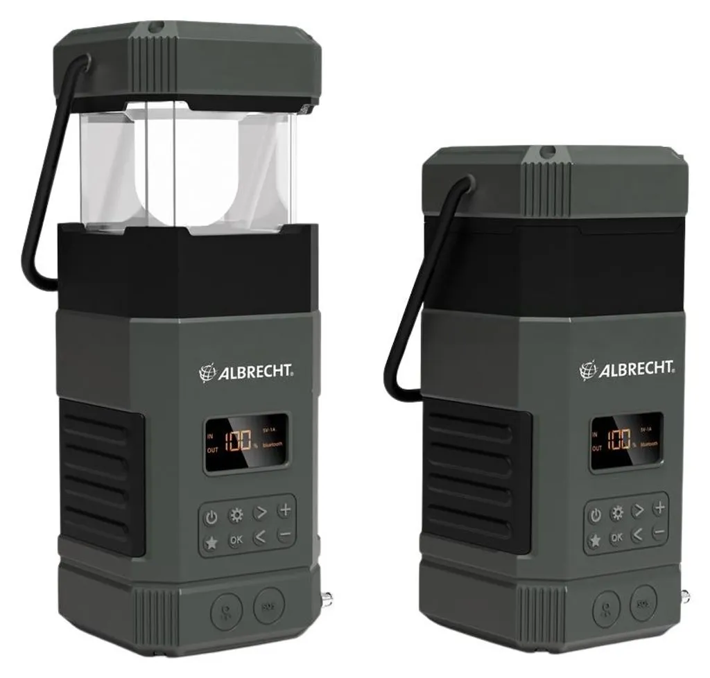 Radio de Camping DAB+ Albrecht DR 114 avec Lanterne LED et Charge USB