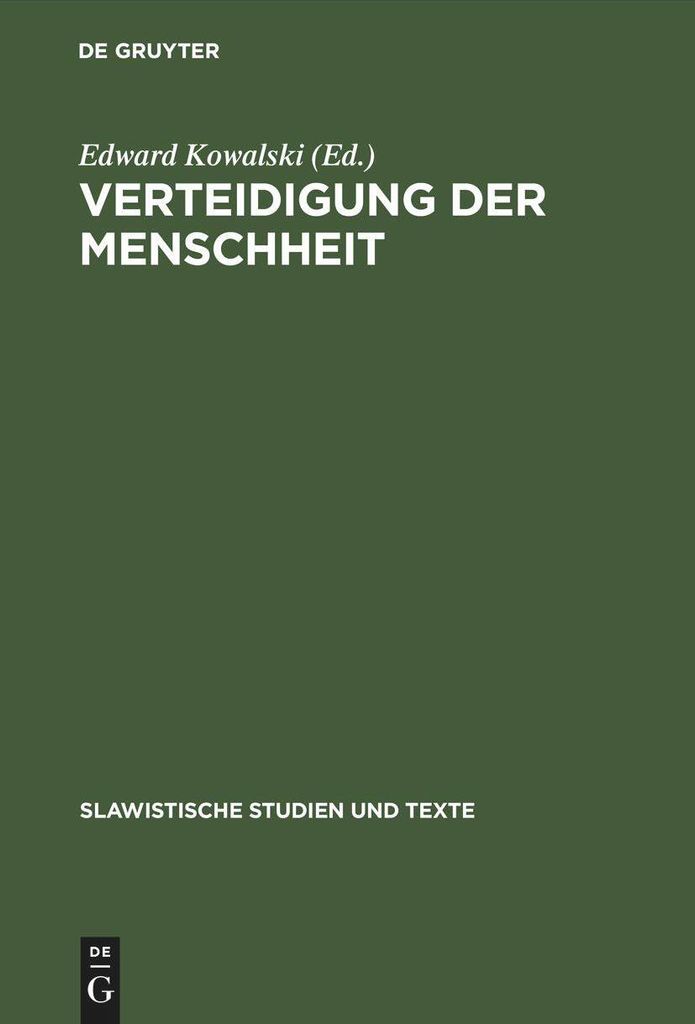 Verteidigung der Menschheit