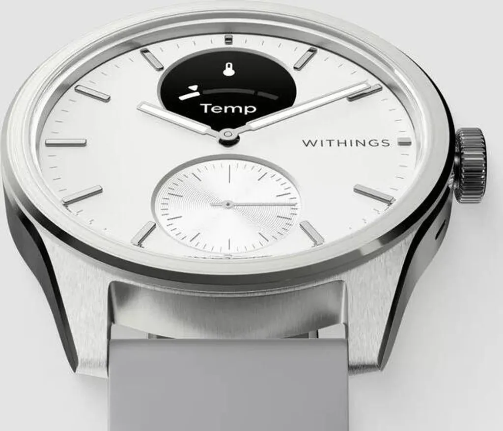 ScanWatch 2 Withings Blanche Montre Électrocardiogramme HWA10
