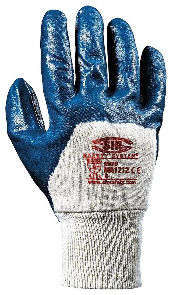 Sir Safety Mirò Arbeitshandschuhe NBR-beschichtet 12 Paar, XL, Blau