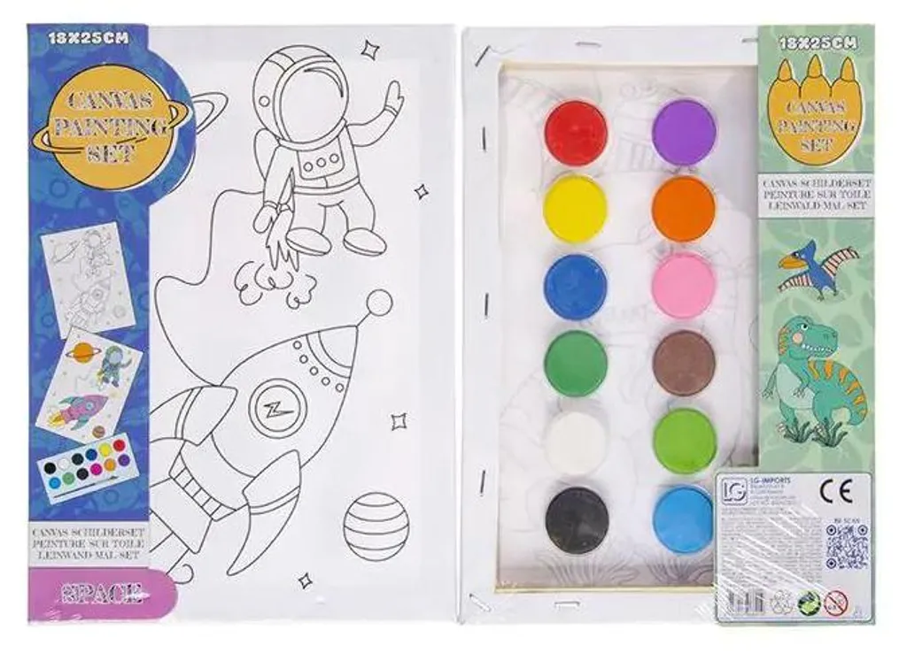 Peinture sur toile kit complet pour débutant sans préparation nécessaire