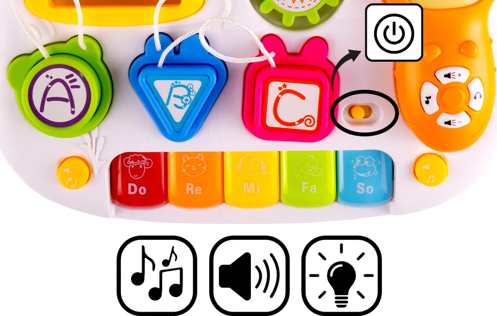 MalPlay Trotteur 5 en 1 Poussette et Table d'Éveil pour Bébé 9 Mois