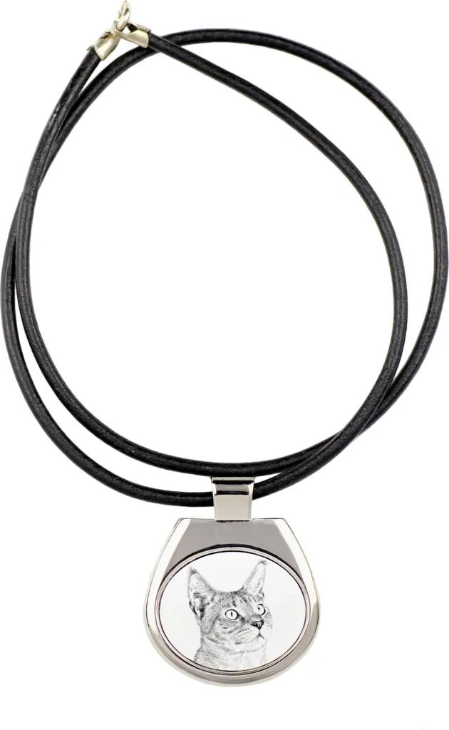 TEAMER Collana Gatto E Luna In Acciaio Inox – Ciondolo Delicato Con Coda, Gioiello Unisex Per Amanti Dei Felini