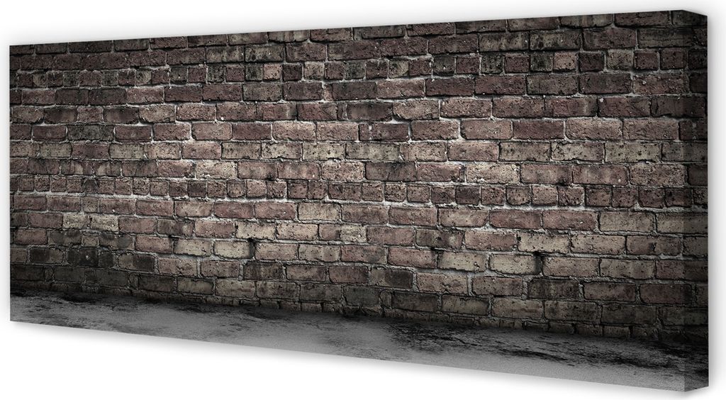 Leinwandbild 125x50 Wandkunst Vintage brick wall