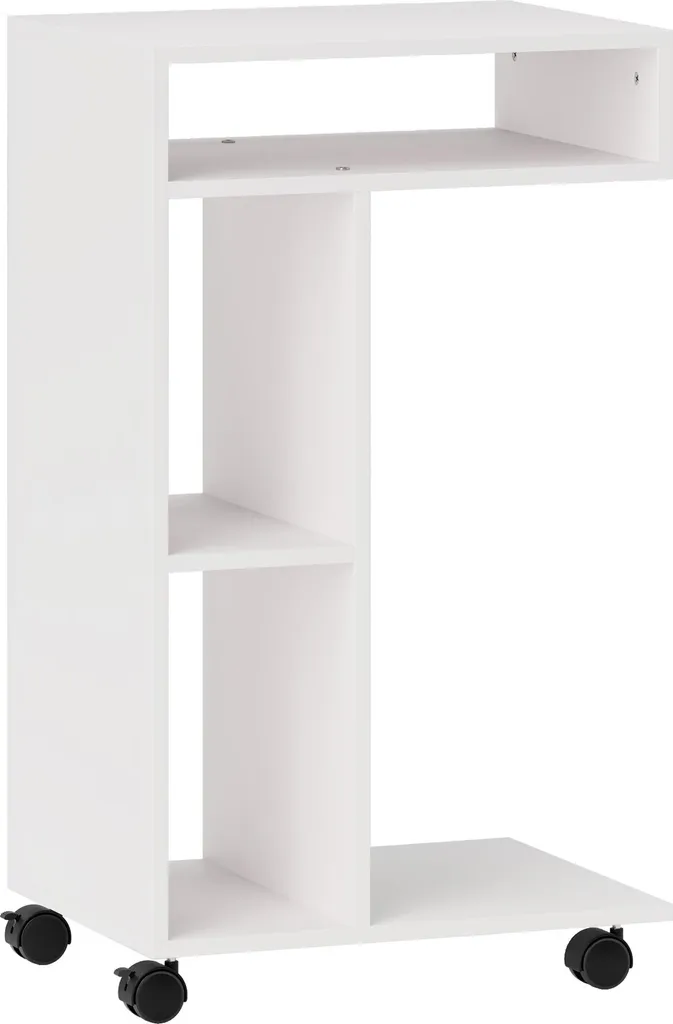 Table pour ordinateur portable avec 4 niveaux de rangement, Mobile