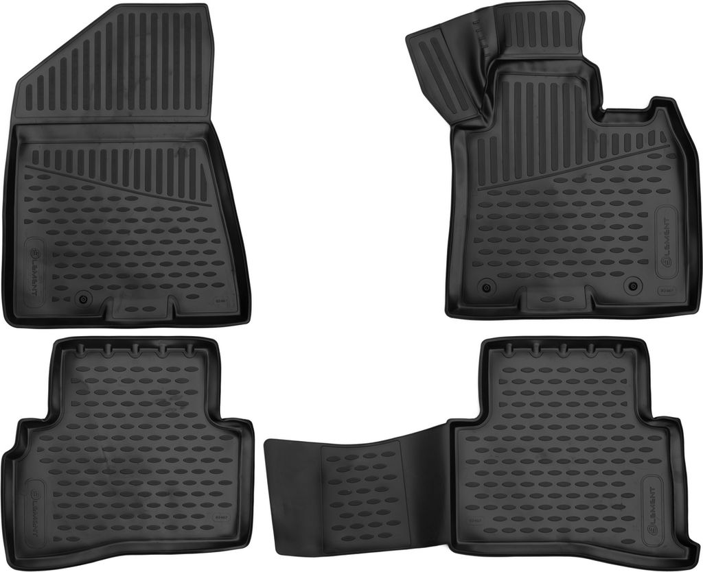 ELEMENT Gummi-Fußmatten 3D für KIA Sportage, 2019->, 4 tlg.