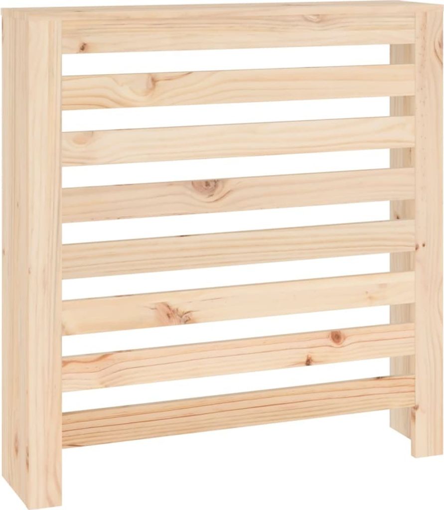 vidaXL Rivestimento per radiatori 79,5x19x84 cm in legno di Immagine del prodotto 