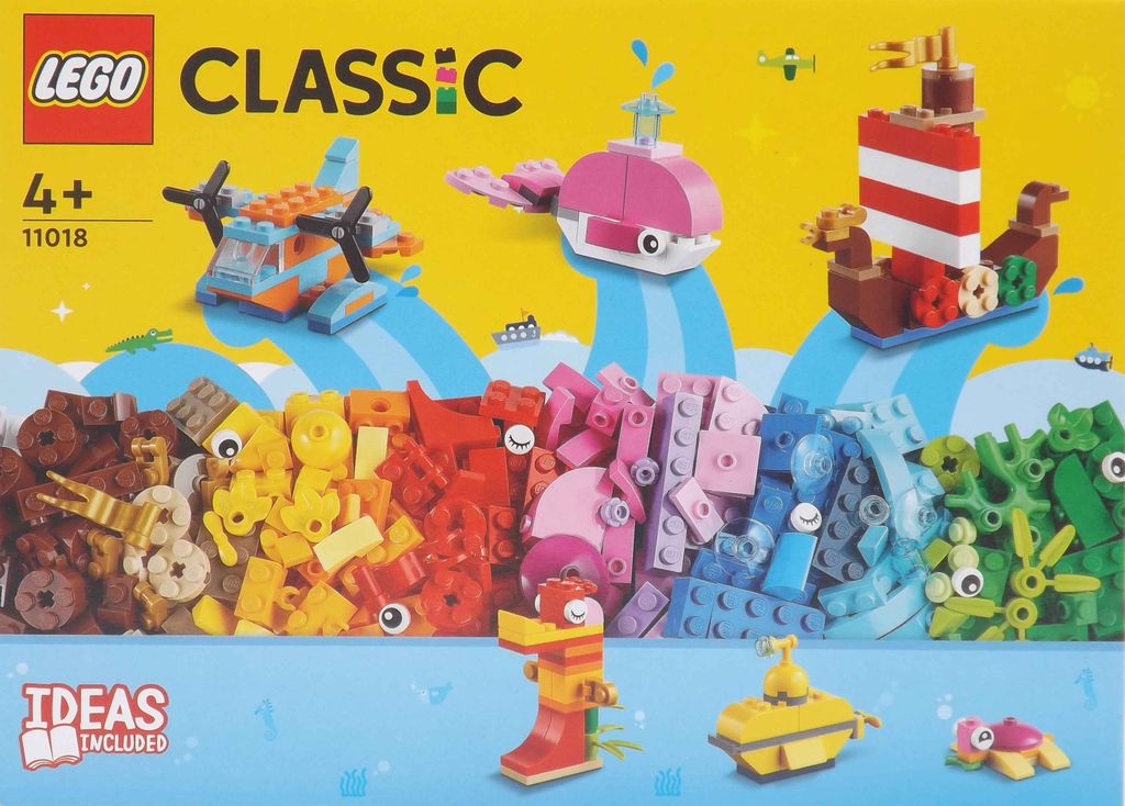 LEGO 11018 Classic Kreativer Meeresspaß, Kreativ-Set mit Produktbild 16