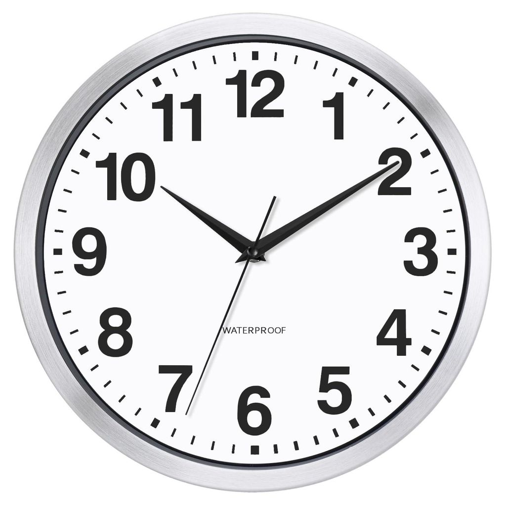 Reloj de pared para exteriores, resistente a la intemperie, Imagen del producto 