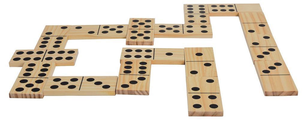 SCHILDKRÖT 970314 SCHILDKRÖT Jumbo domino set, klasická hra Obrázok produktu 