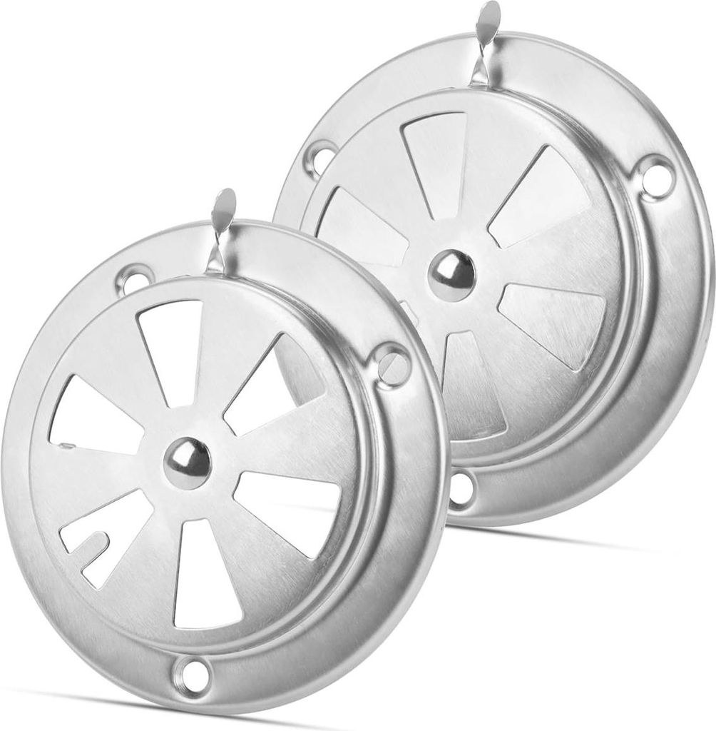 2er Set 94mm Lüftungsgitter verschließbar, Rundlüfter, Produktbild 