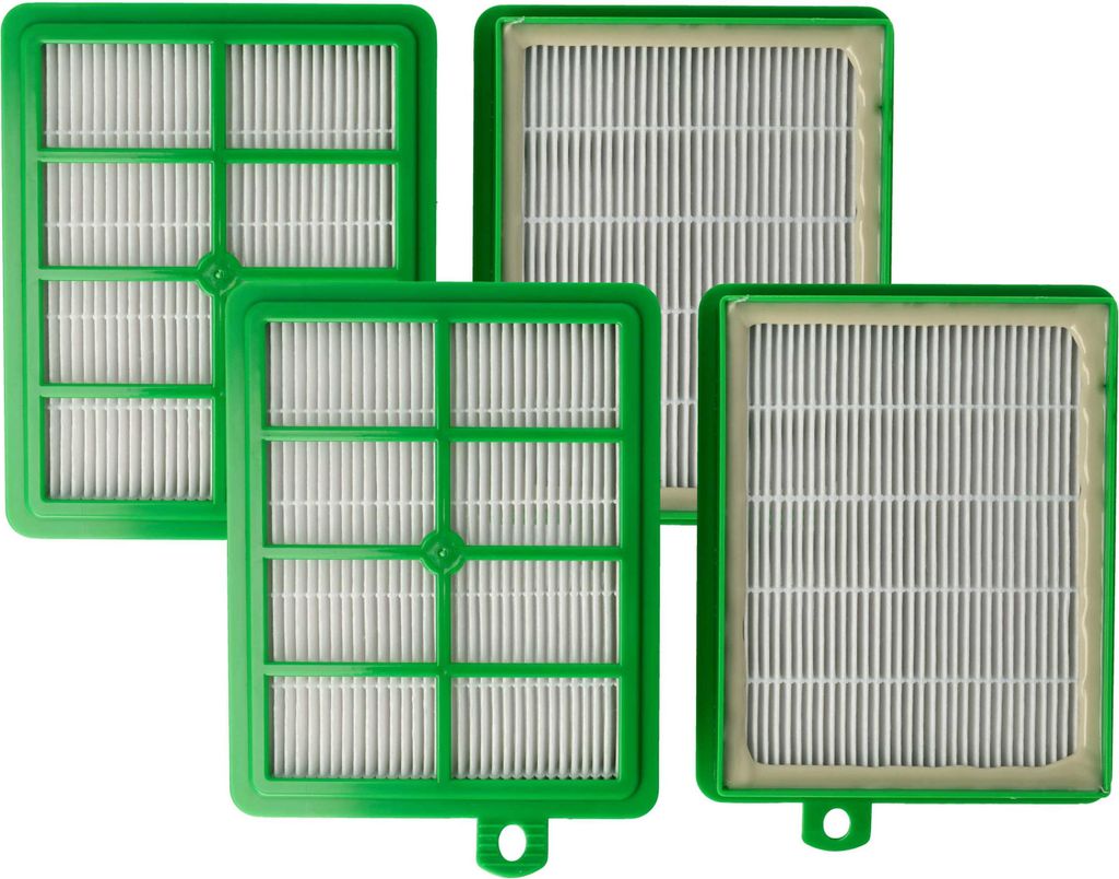 vhbw 4x Staubsaugerfilter kompatibel mit AEG Electrolux ACX 6329, ACX 6330, ACX 6331, ACX 6332, ACX 6333, ACX 6334 Staubsauger - HEPA-Filter Grün ...