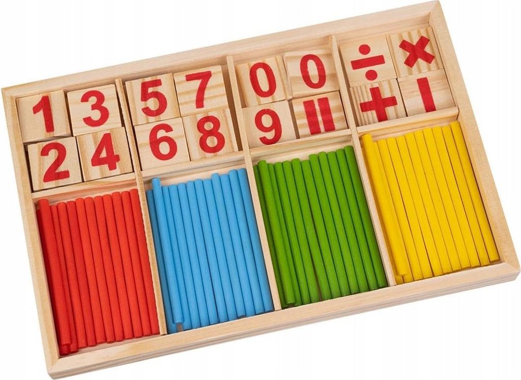 Holzstäbchen zum Erlernen des Zählens 22447 Produktbild 