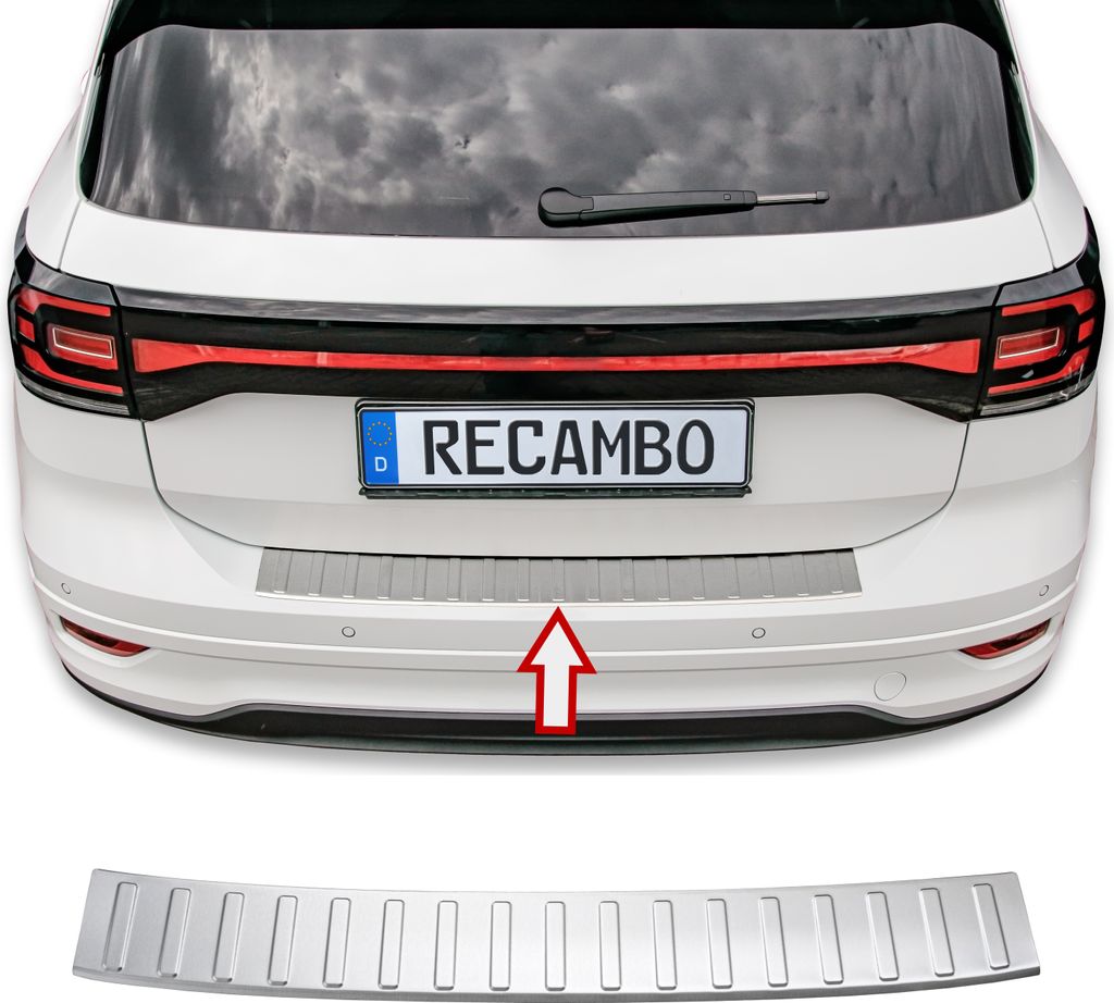 Ladekantenschutz Edelstahl matt für VW T-Cross | BJ ab Produktbild 