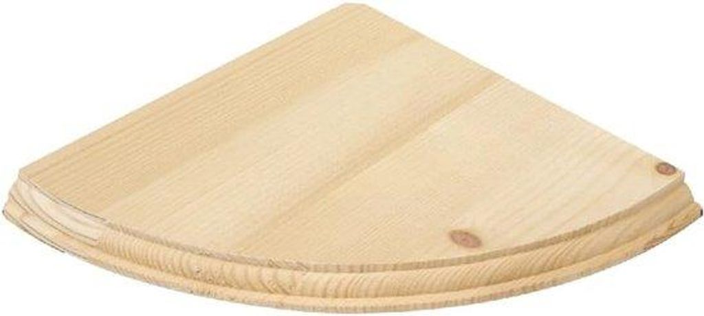 Holzschwenk-Eckleisten - einfach zu montieren - Set aus 2 - 19 cm x 19 cm