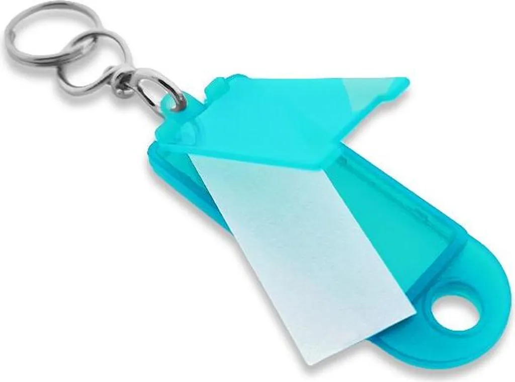 Porte-clés pour adresse et nom idéal pour organisation de trousseau