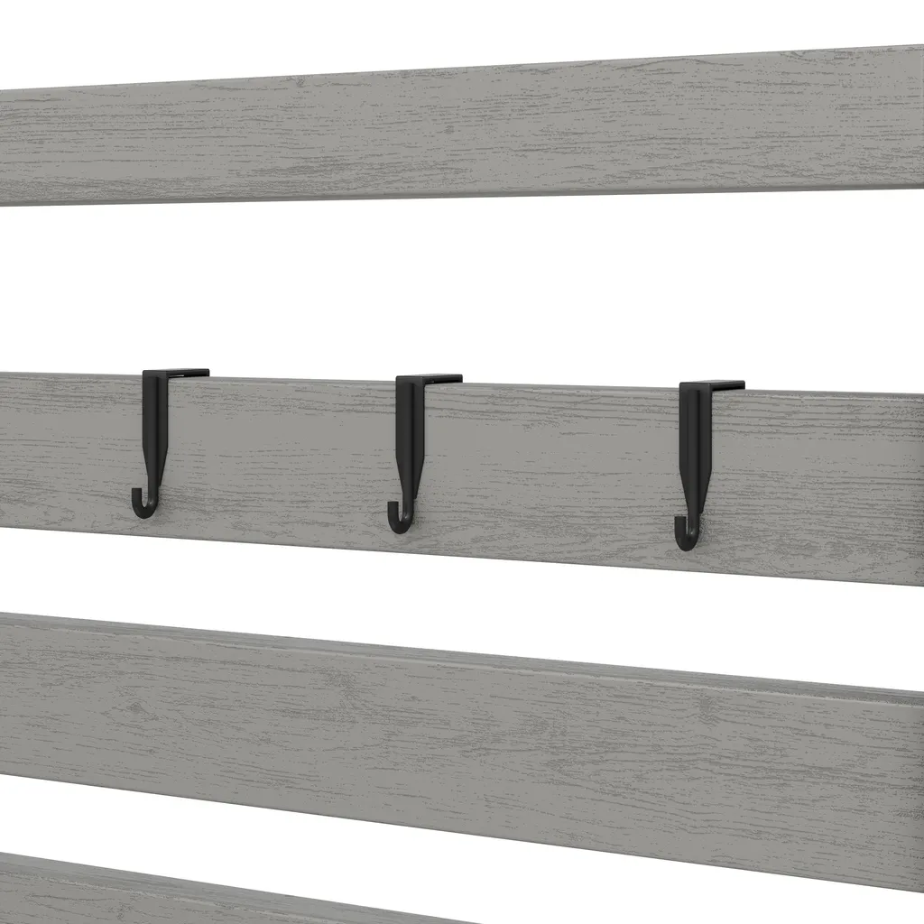 Table d'Appoint Barbecue avec Point d'Eau, Rangement Jardin et Bac Inox - 11