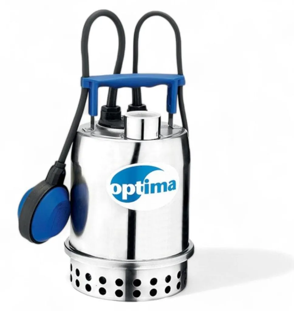 Pompe électrique vidange fosse septique Optima en inox haute résistance