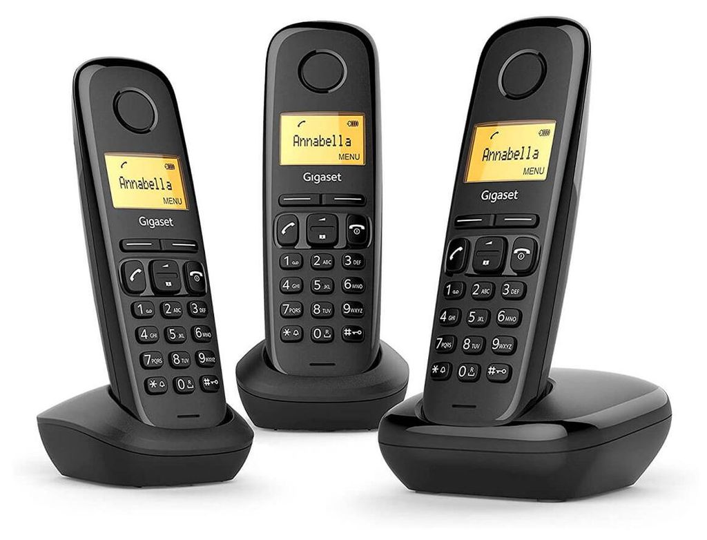 Gigaset A170 Trio telefono cordless 3-pack Display Immagine del prodotto 