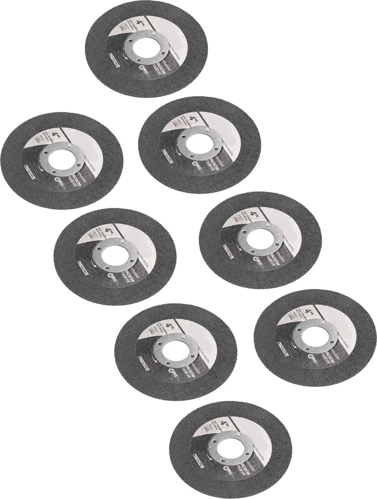20 Disques abrasifs en carbure de silicium 100mm pour polissage acier