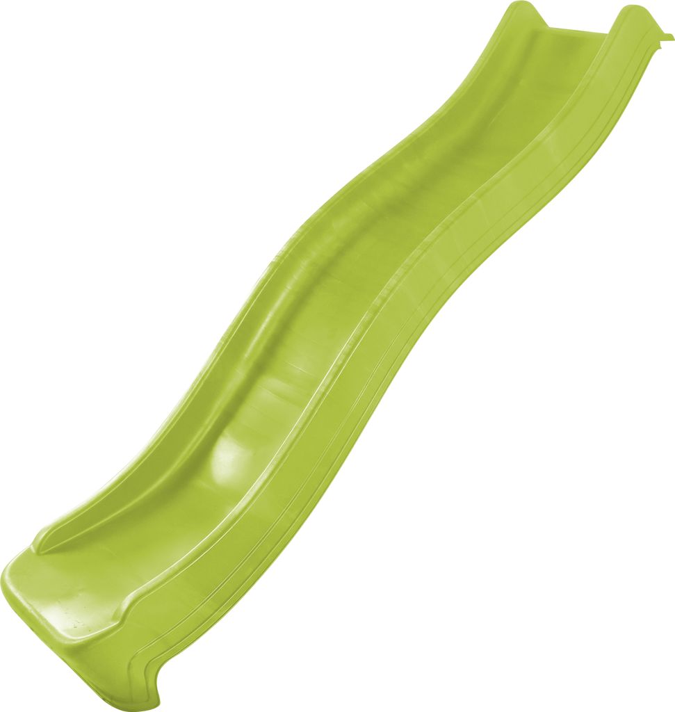 AXI Sky220 Rutsche mit Wasseranschluss Hellgrün - 220 cm | Anbau Element für Kinder Spielturm/Spielhaus/Stelzenhaus | Wasserrutsche/Anbaurutsche ...