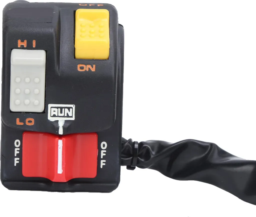 Interrupteur de guidon moto Honda ATC200X, câblage 35200-HB5-020 durable