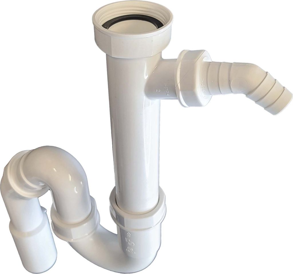 tecuro Ablaufgarnitur für Spülen 1 1/2 Zoll x 40/50 mm - Produktbild 