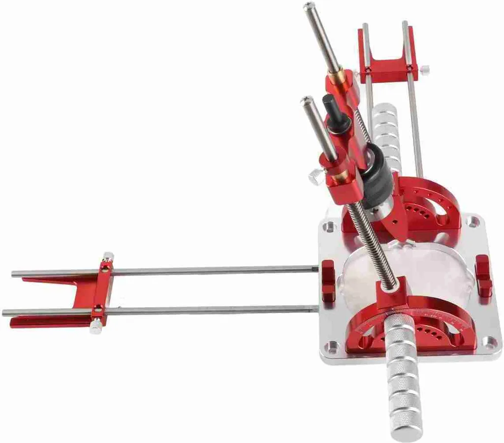 Guide de perçage en alliage d'aluminium avec positionneur ajustable - 6