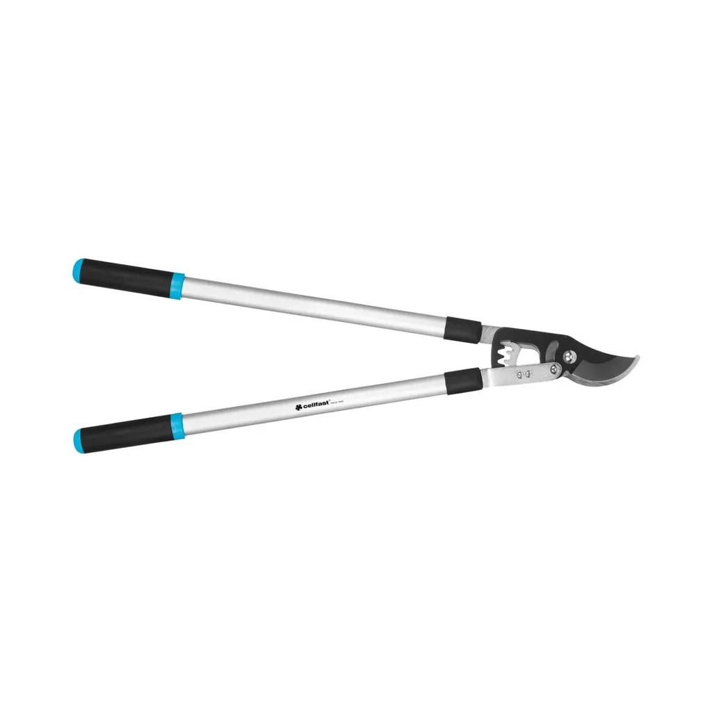 Cellfast Gerade Bypass-Schere cellPRO™, Zweihand-Gartenschere, leichte Aluminium-Griffe, Getriebe, Maximum Schneiddurchmesser 45 mm, 40-411