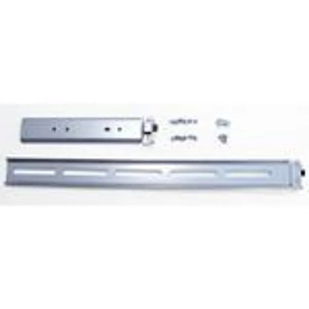 Rails télescopiques Inter-Tech 26" 1U 650 mm argenté pour rack serveur - 6