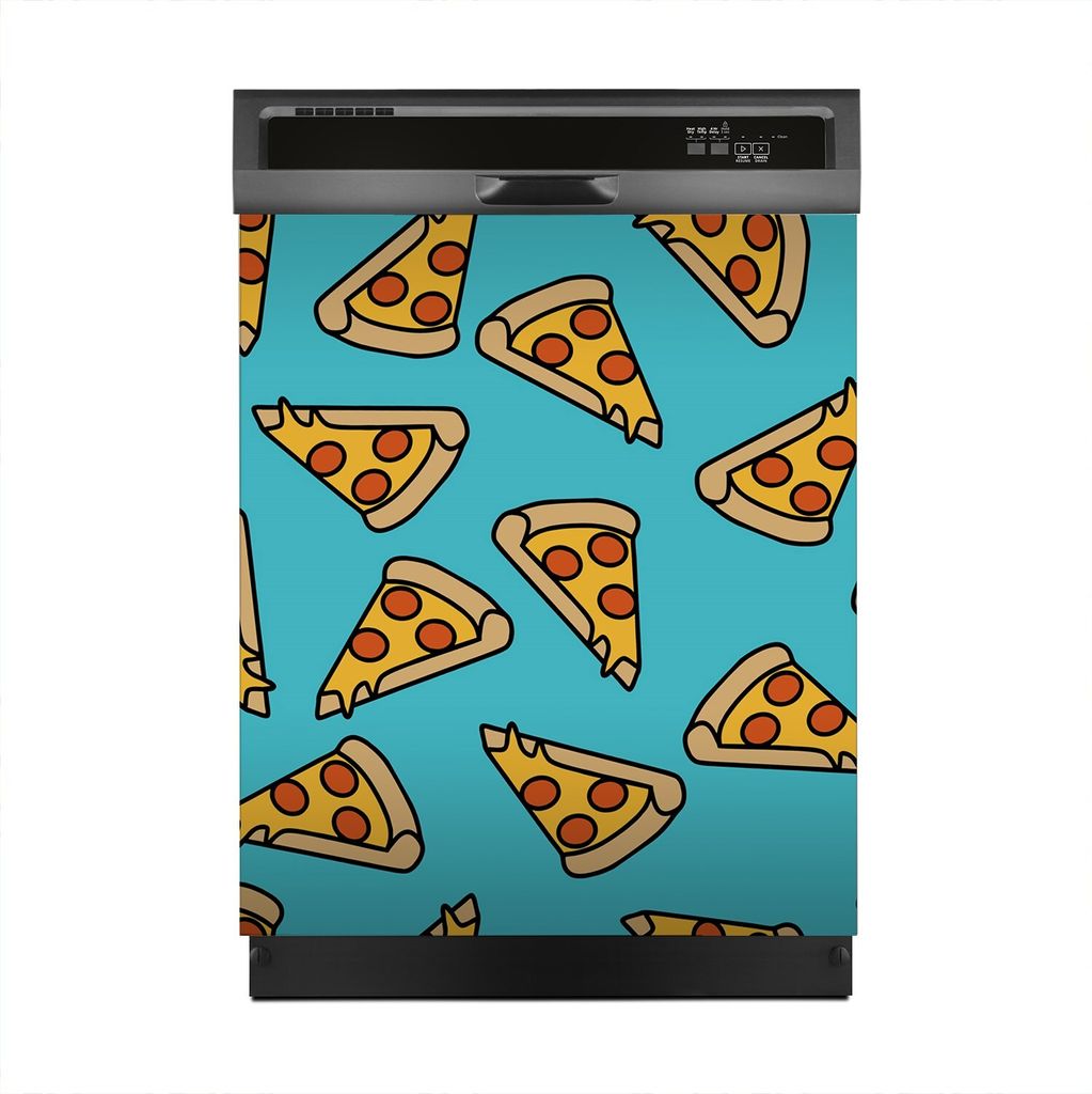 Aufkleber sticker 60x70 cm Dekorative folie Spülmaschine - Pizza Italy Essen