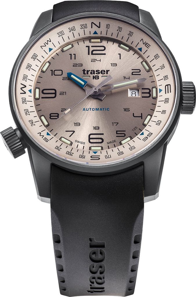 Traser Herrenuhr TS-110455 schwarz