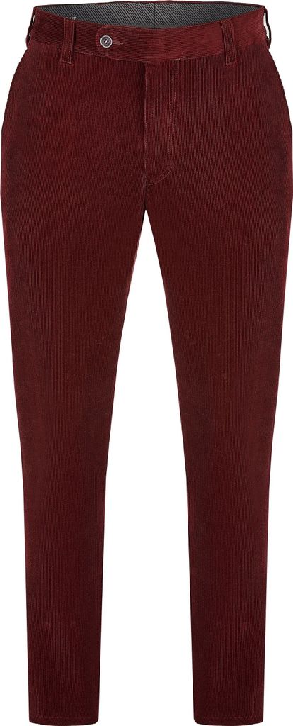aubi Perfect Fit Herren Hose Baumwoll Cord Stretch Modell 526 rot Größe 48