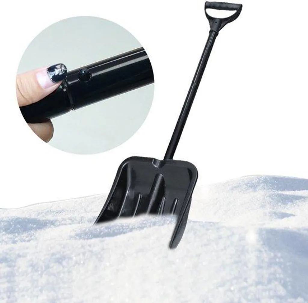 Racleur à neige robuste en aluminium léger avec godet grande capacité