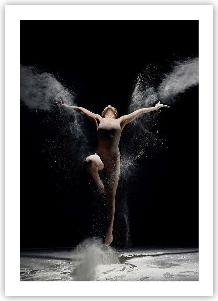 Poster - Poster ohne Rahmen - Fotografie Tanz Flügel - 50x70 cm - Wand Bild - Wanddeko - Wandbilder - Kunstposter - Wandposter - Bilder - Kunstdru...