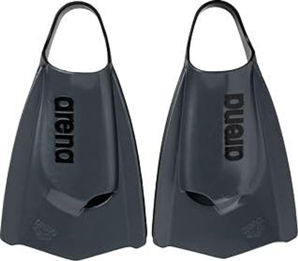 Arena Powerfin Pro II Schwimmbad-Trainingsflossen, Schwimmflossen für Erwachsene, Flossen aus 100% Silikon, Komfortable Kurzflossen für das Schwi...