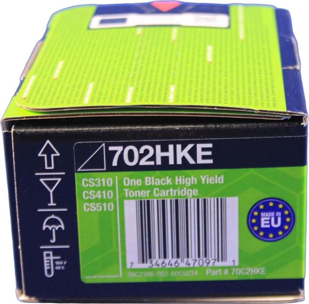 LEXMARK Toner 70C2HKE 702 Black Corporate Return