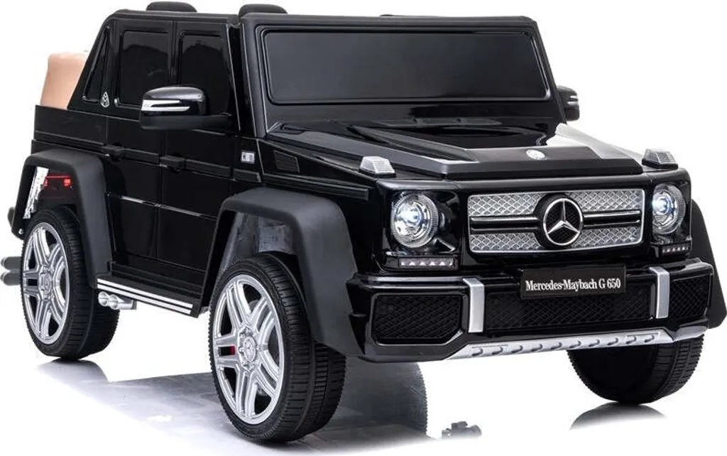 Voiture électrique Mercedes A100 pour enfant avec peinture noire mate
