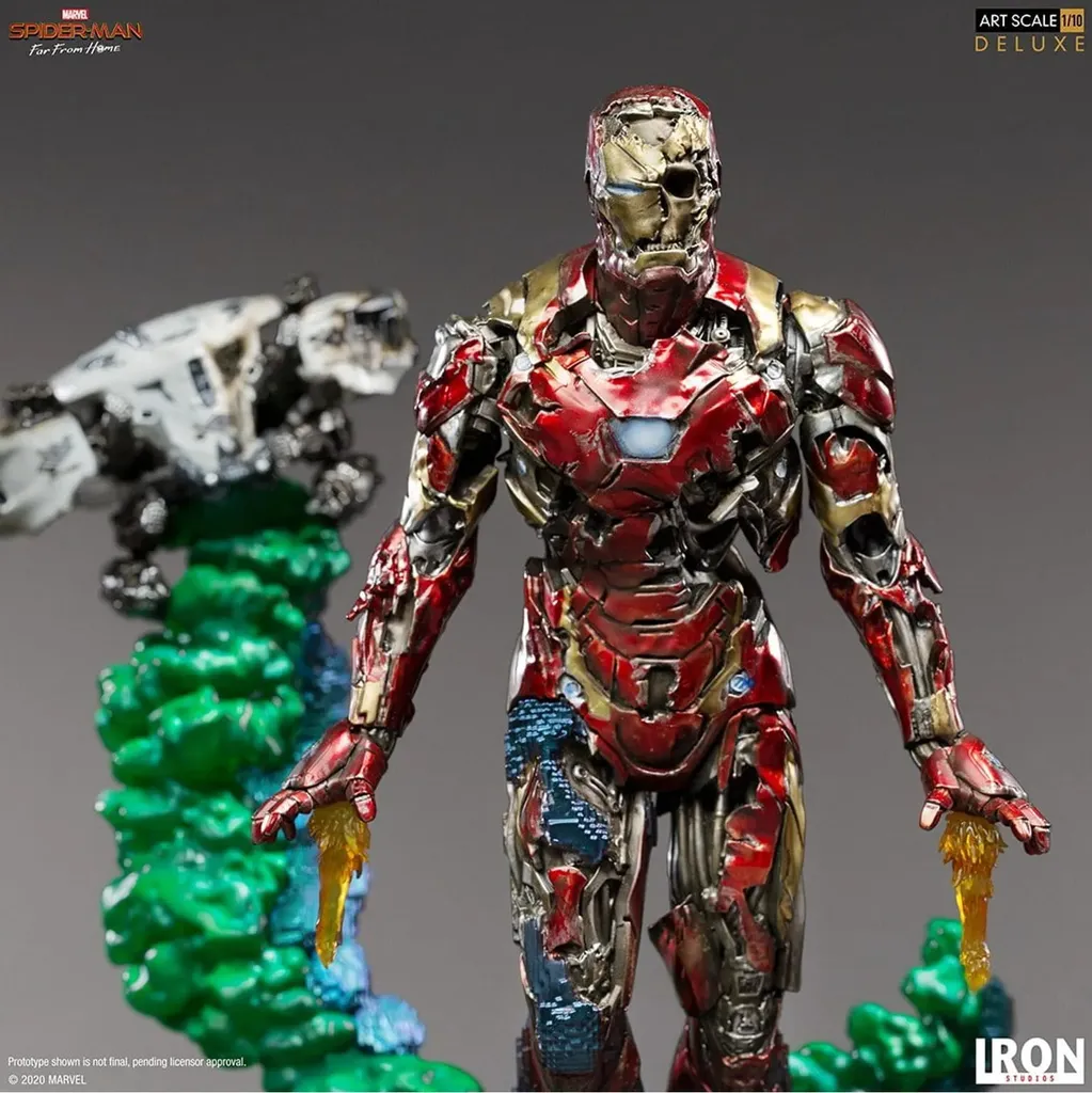 Statue Iron Man Illusion Deluxe Iron Studios : le Cadeau Marvel Idéal - 5