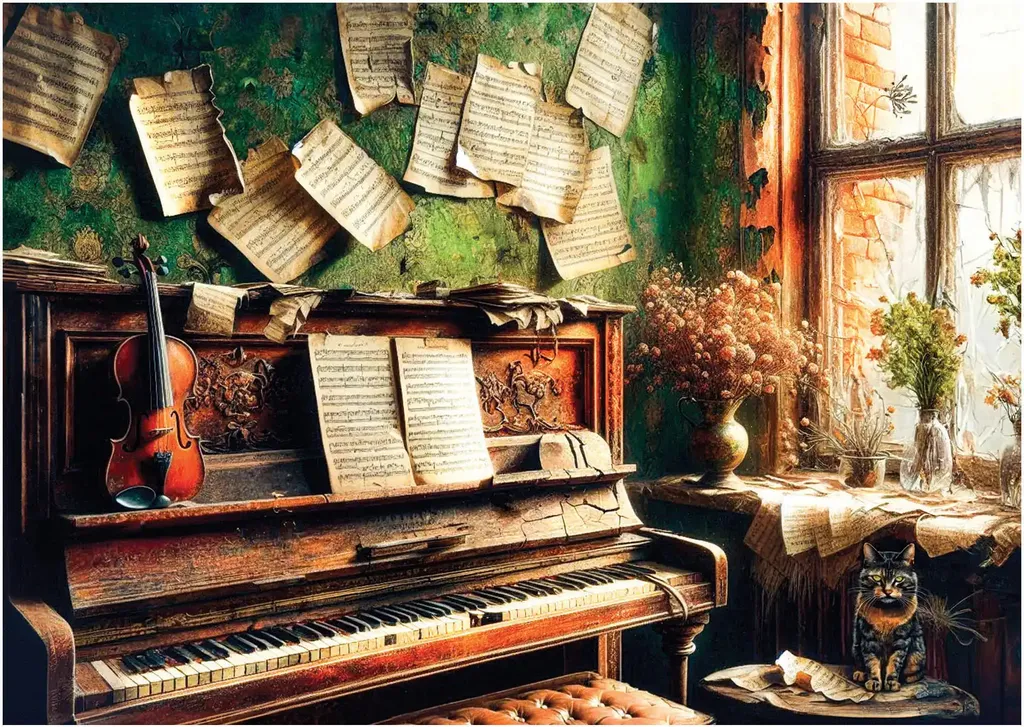 Anatolien Puzzle Piano XL 700 pièces avec Découpe Unique Haute Précision