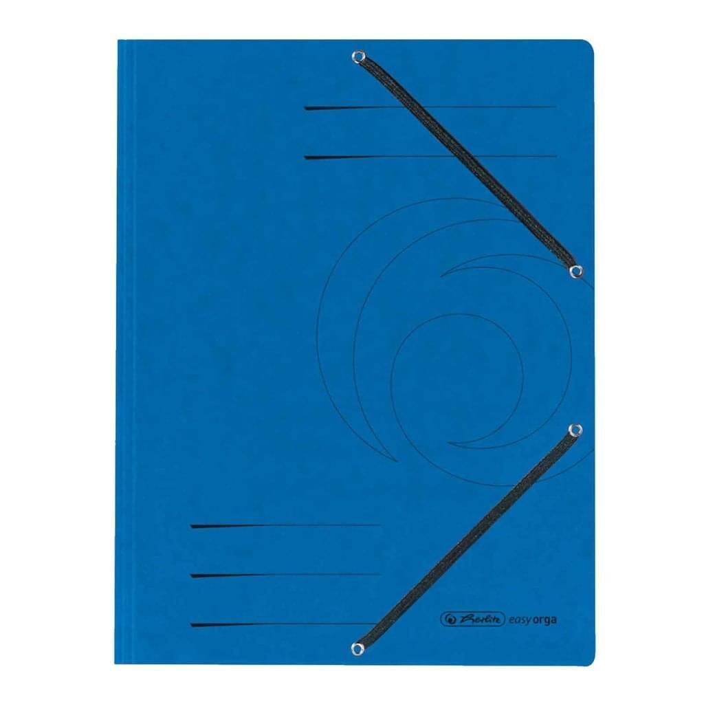 Herlitz Eckspannermappe easyorga DIN A4 blau