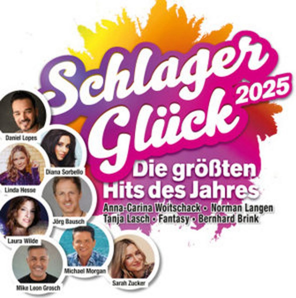 Schlager Glück 2025-Die Hits Des Jahres (2CD) Produktbild 