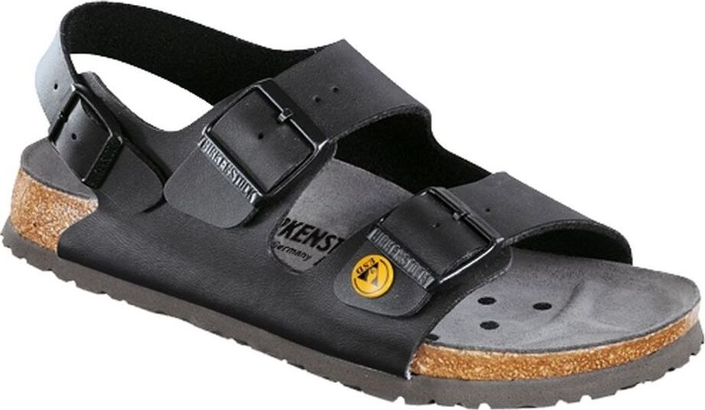 Birkenstock Milano ESD BF Sandale schwarz Weite: schmal  Produktbild 