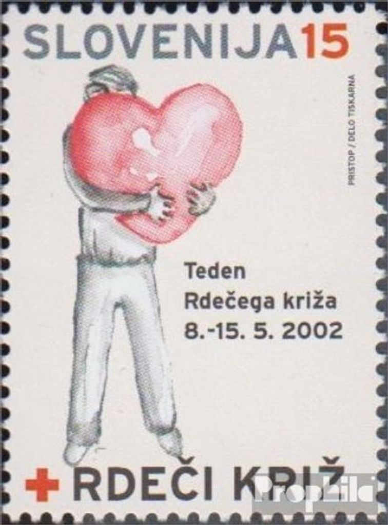 Briefmarken Slowenien 2002 Mi Z26 (kompl.Ausg.) postfrisch Rotes Kreuz