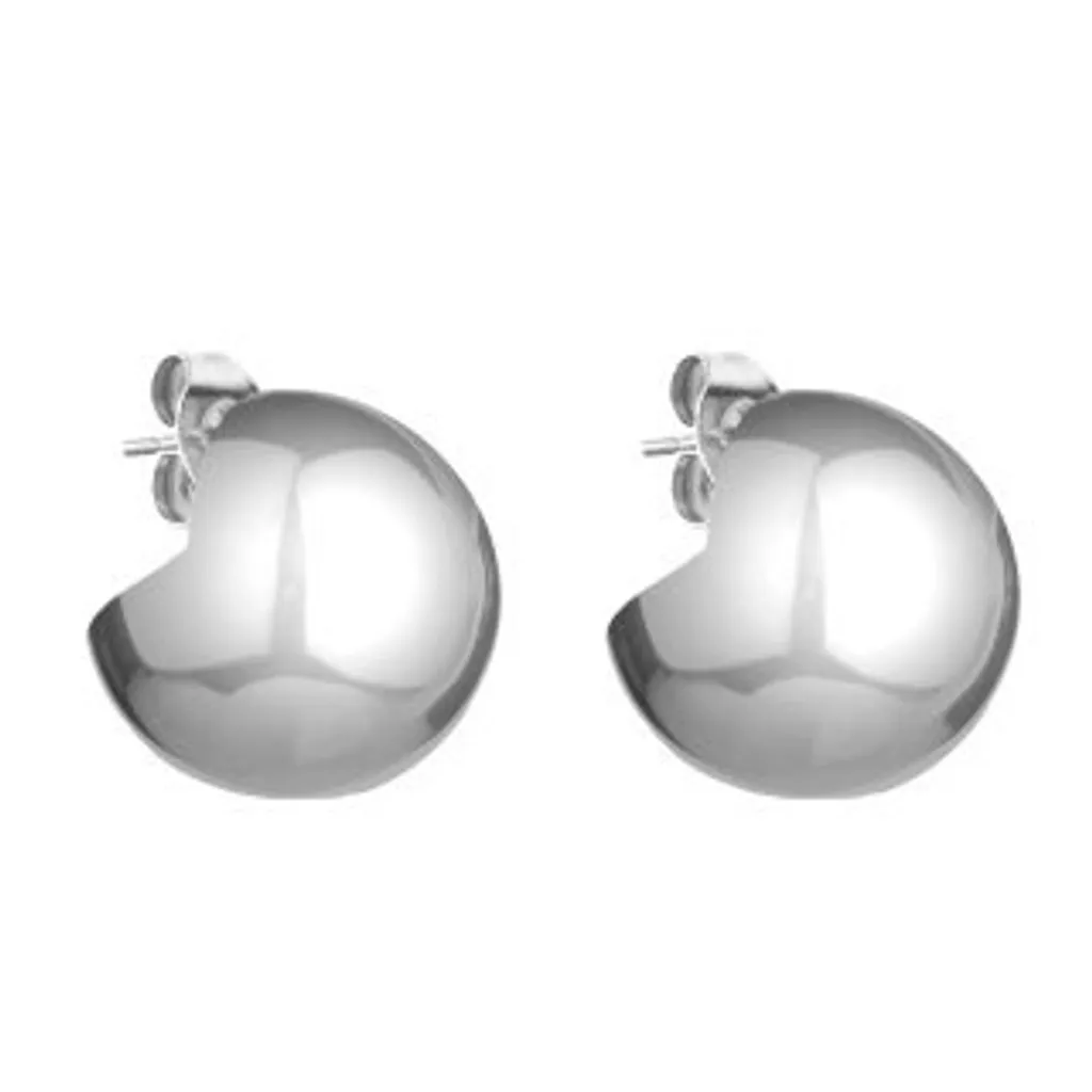 Boucles d'oreilles acier argent Carter : finis les lobes douloureux
