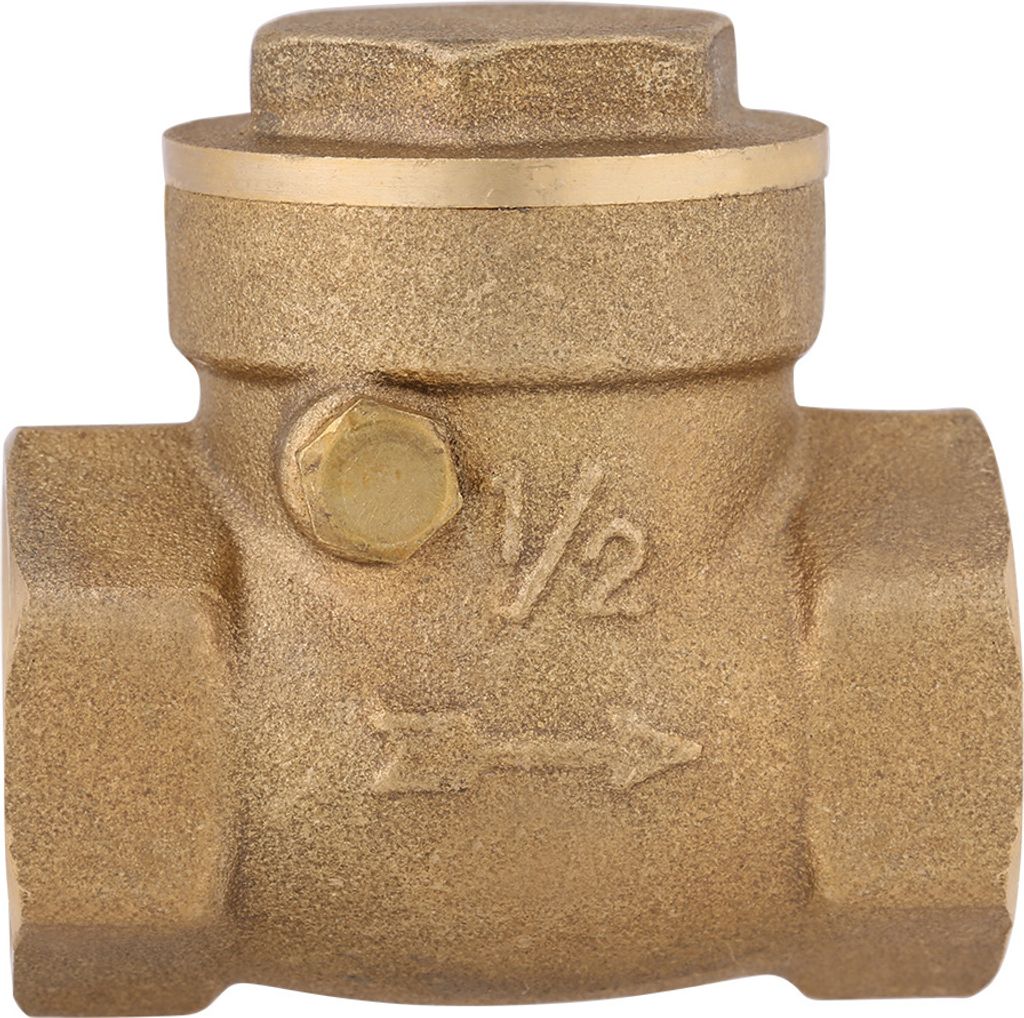 1pc DN15 Innengewinde Messing NOn Rückkehr Swing Rückschlagventil 232PSI Prevent Wasserrückfluss