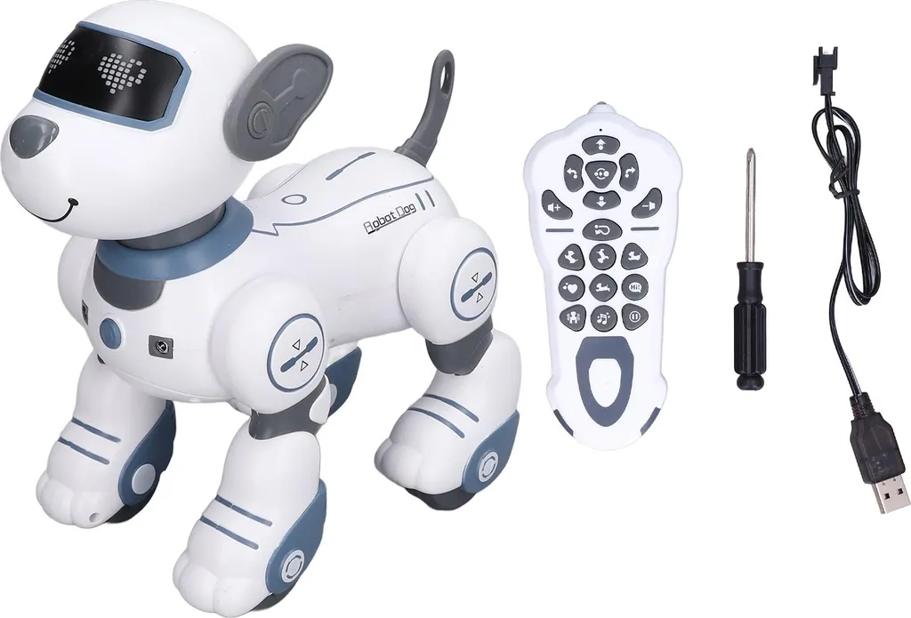Cadeau d'Anniversaire Enfant : Chien Robot Télécommandé Interactif et Fun